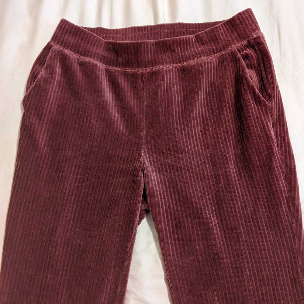 High Waist Flare Corduroy Pants